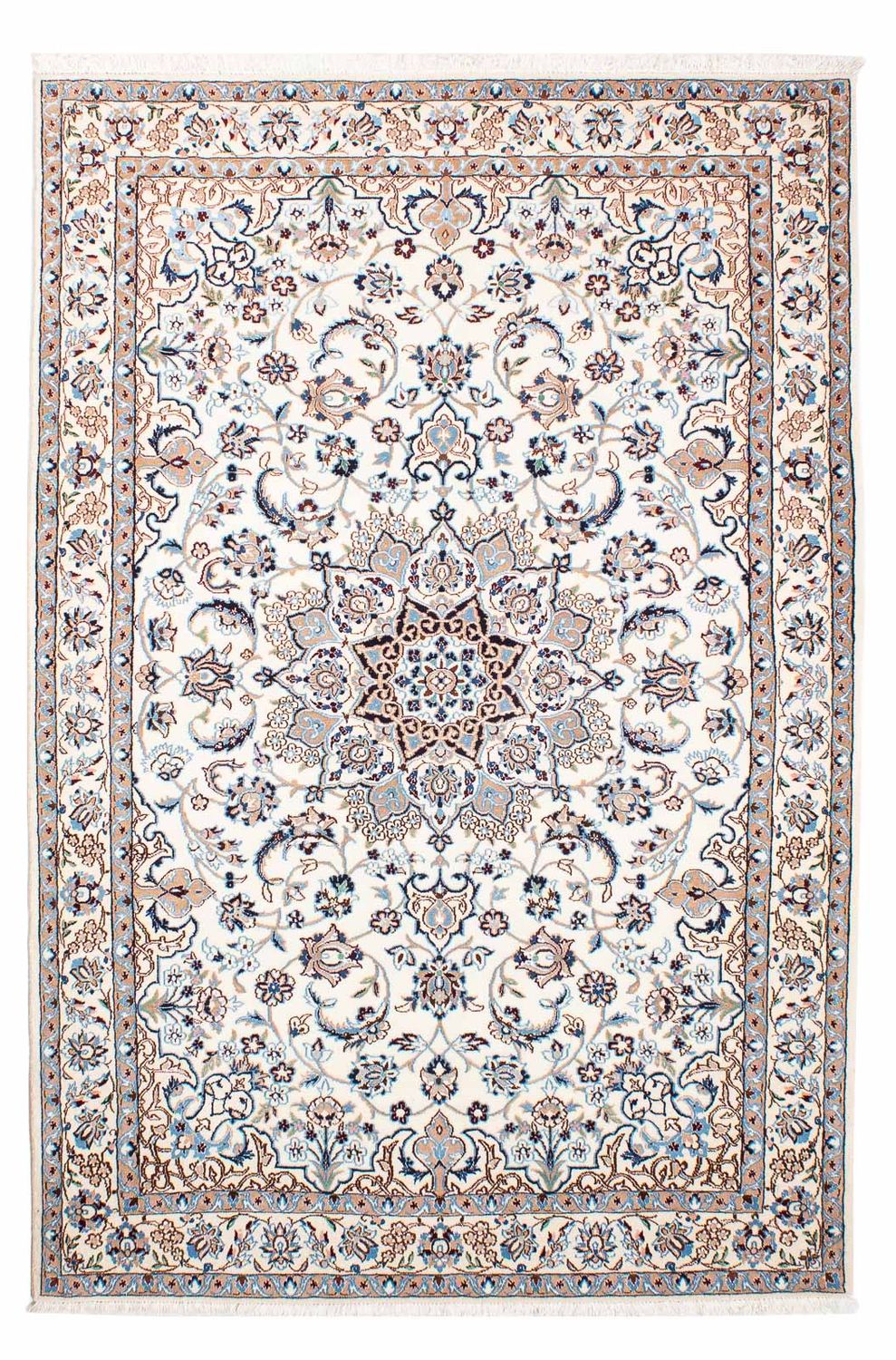 Persisk tæppe - Nain - Royal - 199 x 128 cm - beige