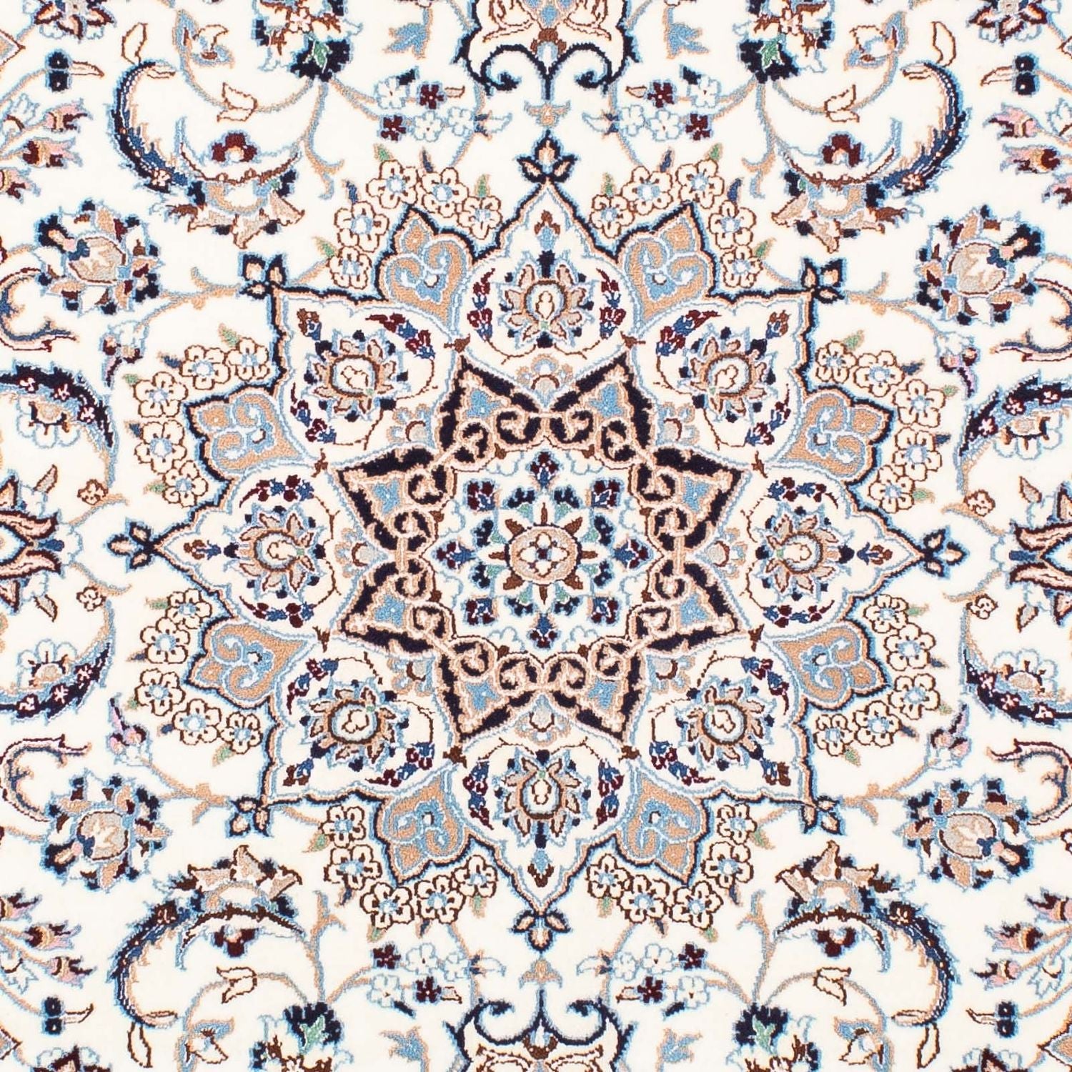 Persisk tæppe - Nain - Royal - 199 x 128 cm - beige