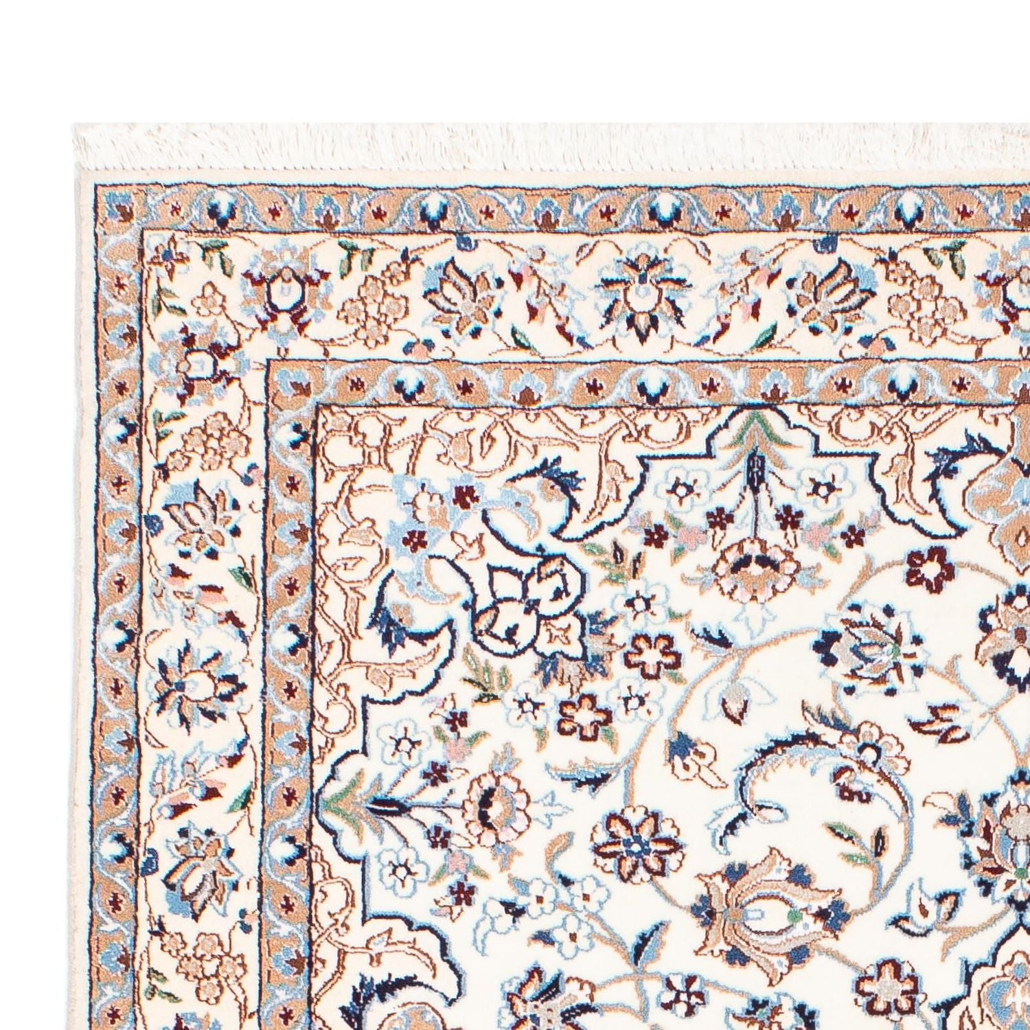Persisk tæppe - Nain - Royal - 199 x 128 cm - beige