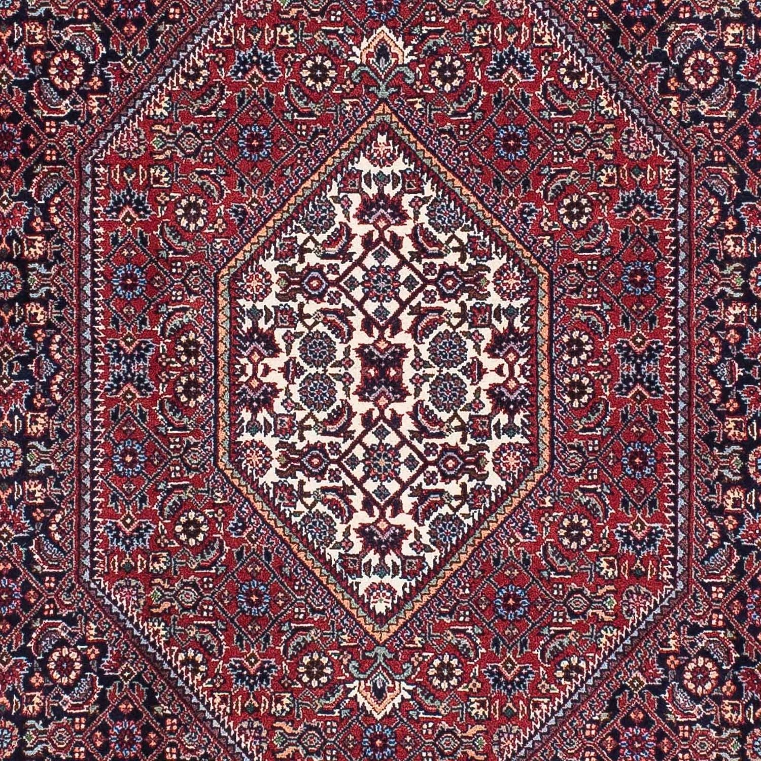 Løber Persisk tæppe - Bijar - 202 x 99 cm - mørkeblå