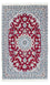 Persisk tæppe - Nain - Royal - 184 x 108 cm - mørkerød