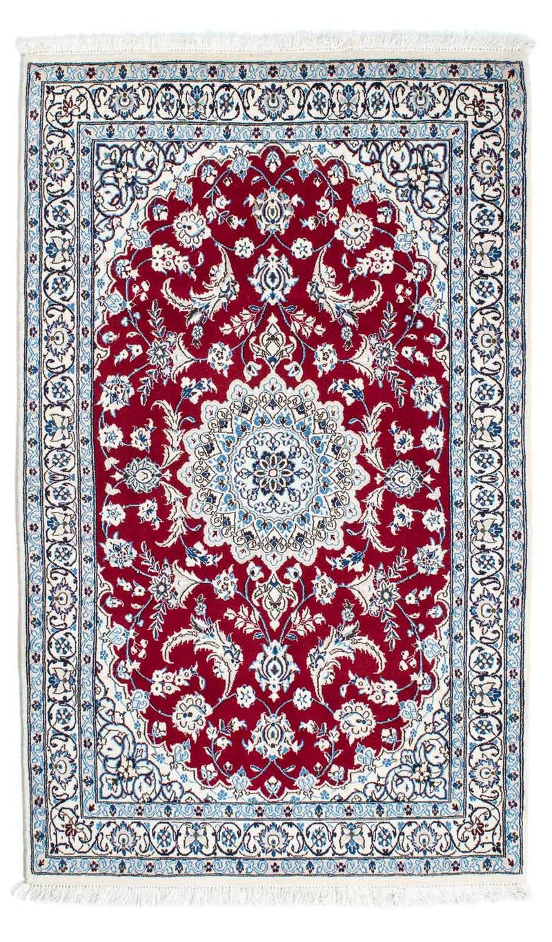 Persisk tæppe - Nain - Royal - 184 x 108 cm - mørkerød