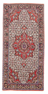 Persisk tæppe - Bijar - 145 x 68 cm - beige