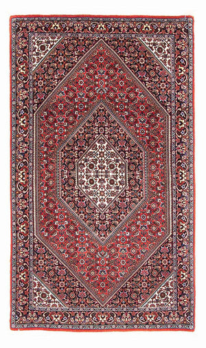 Persisk tæppe - Bijar - 151 x 88 cm - rød