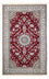 Persisk tæppe - Nain - Premium - 242 x 158 cm - mørkerød