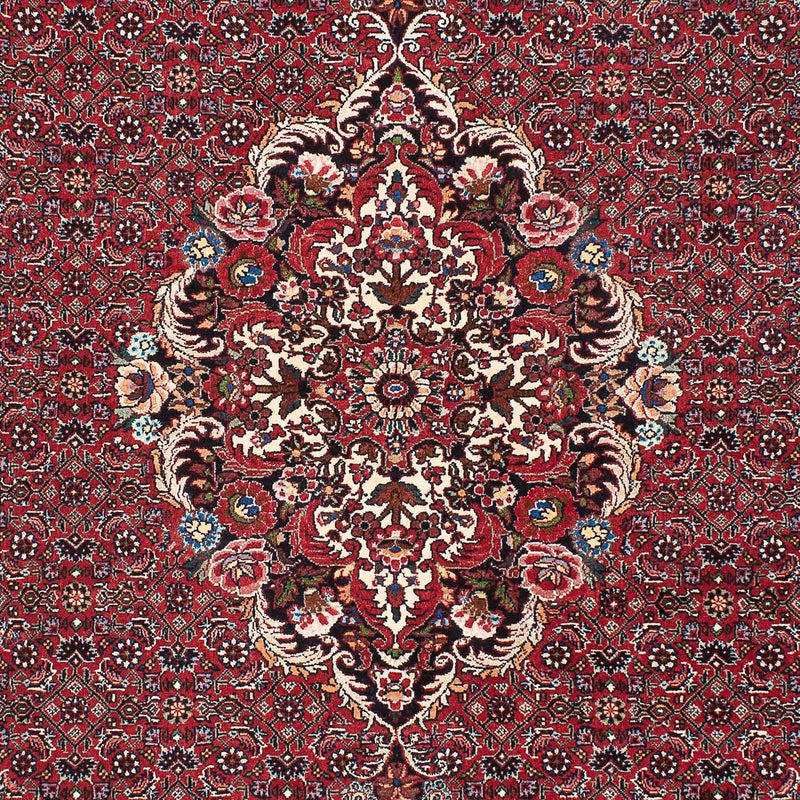 Persisk tæppe - Bijar - 211 x 132 cm - rød