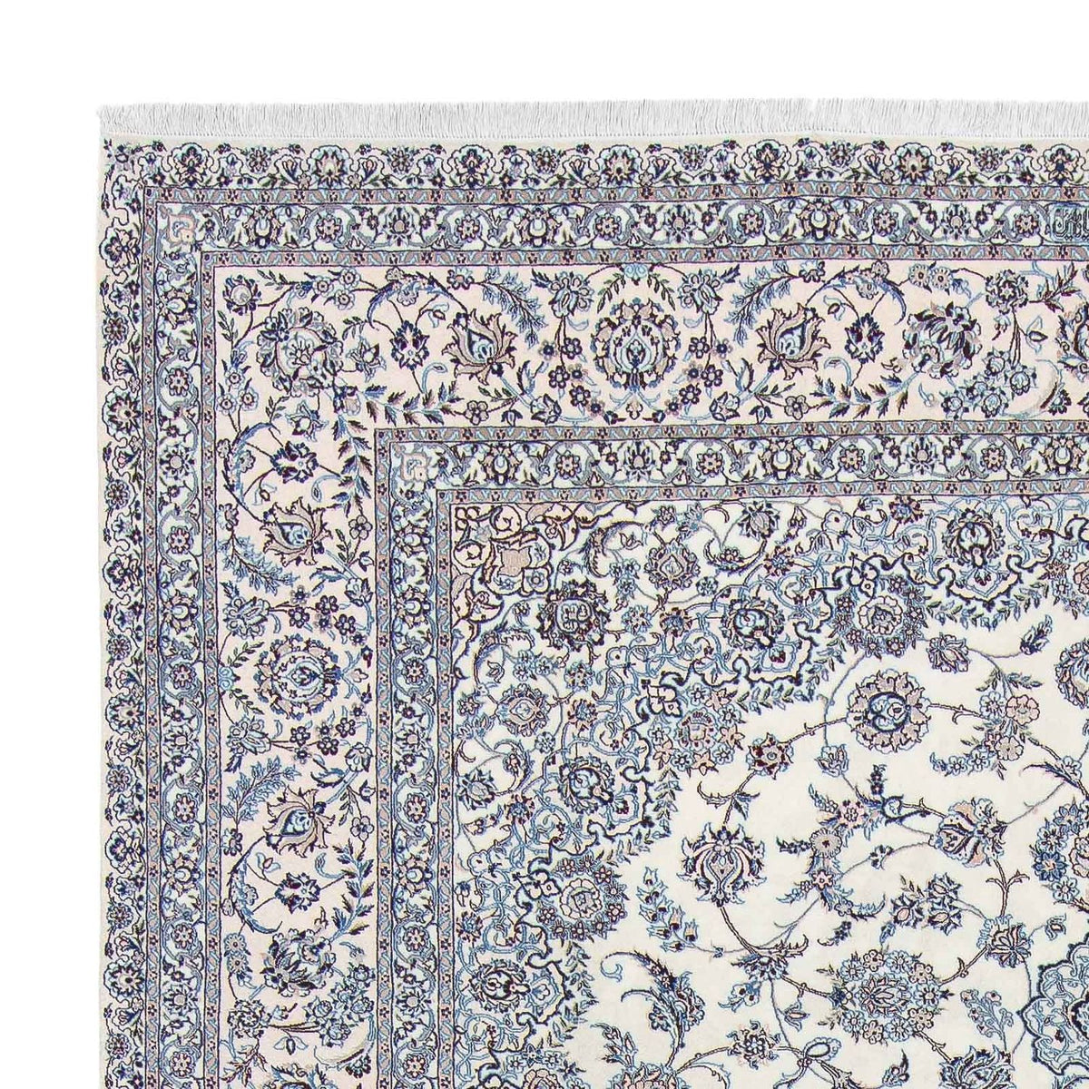 Persisk tæppe - Nain - Premium - 358 x 248 cm - beige