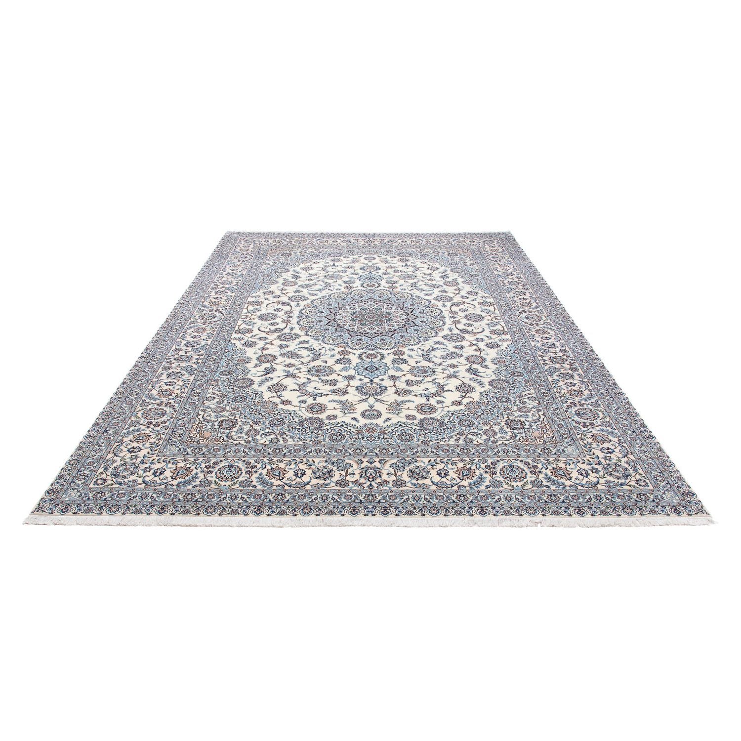 Persisk tæppe - Nain - Premium - 358 x 248 cm - beige