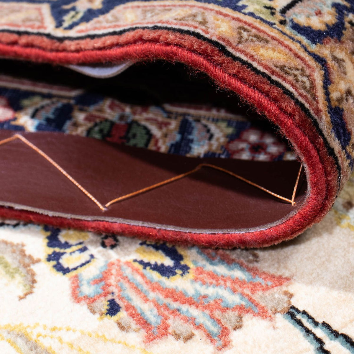 Løber Persisk tæppe - Ghom - 193 x 57 cm - beige