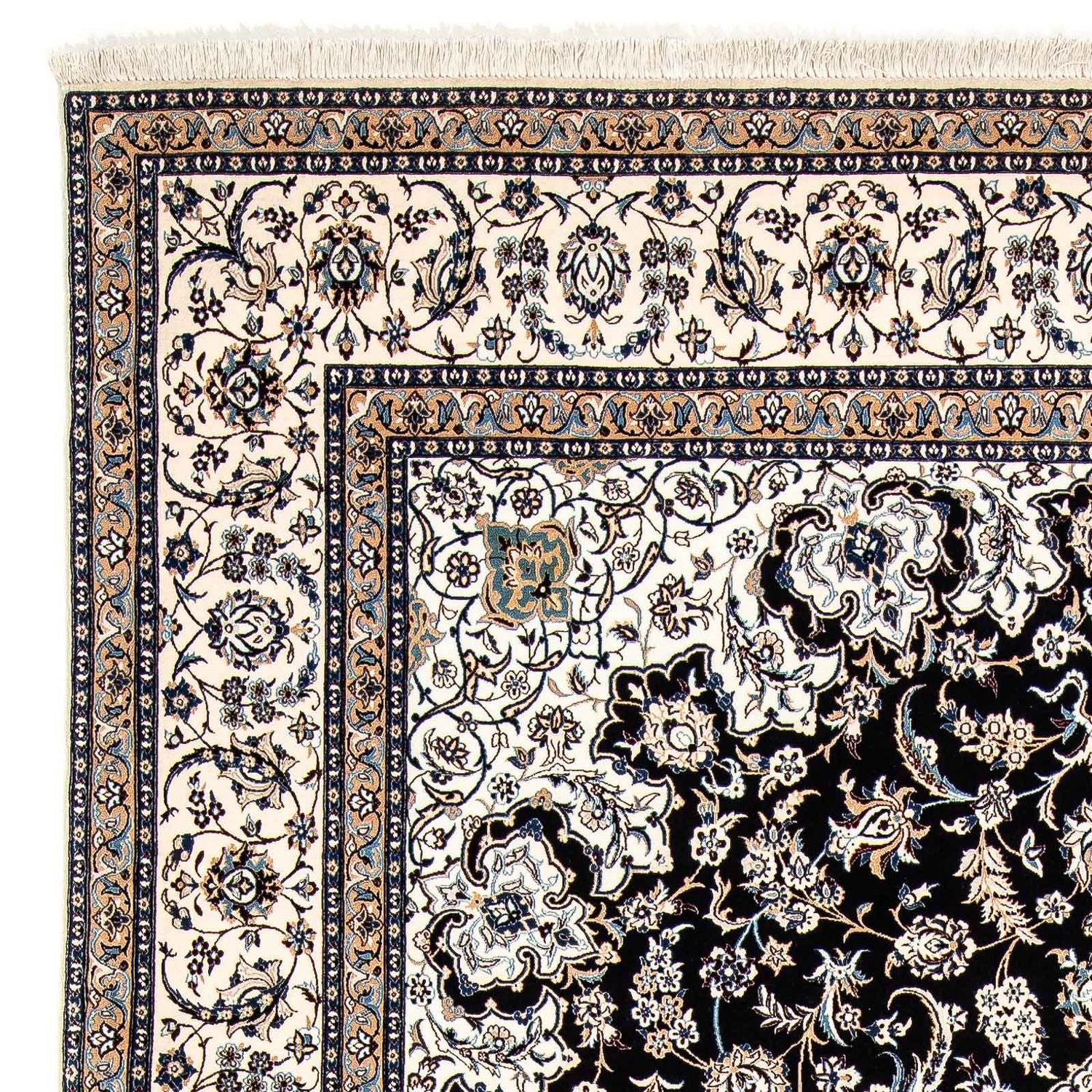 Persisk tæppe - Nain - Premium - 332 x 212 cm - beige