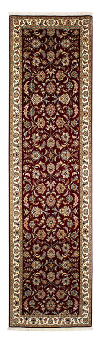 Løber Persisk tæppe - Tabriz - Royal - 317 x 88 cm - mørkerød