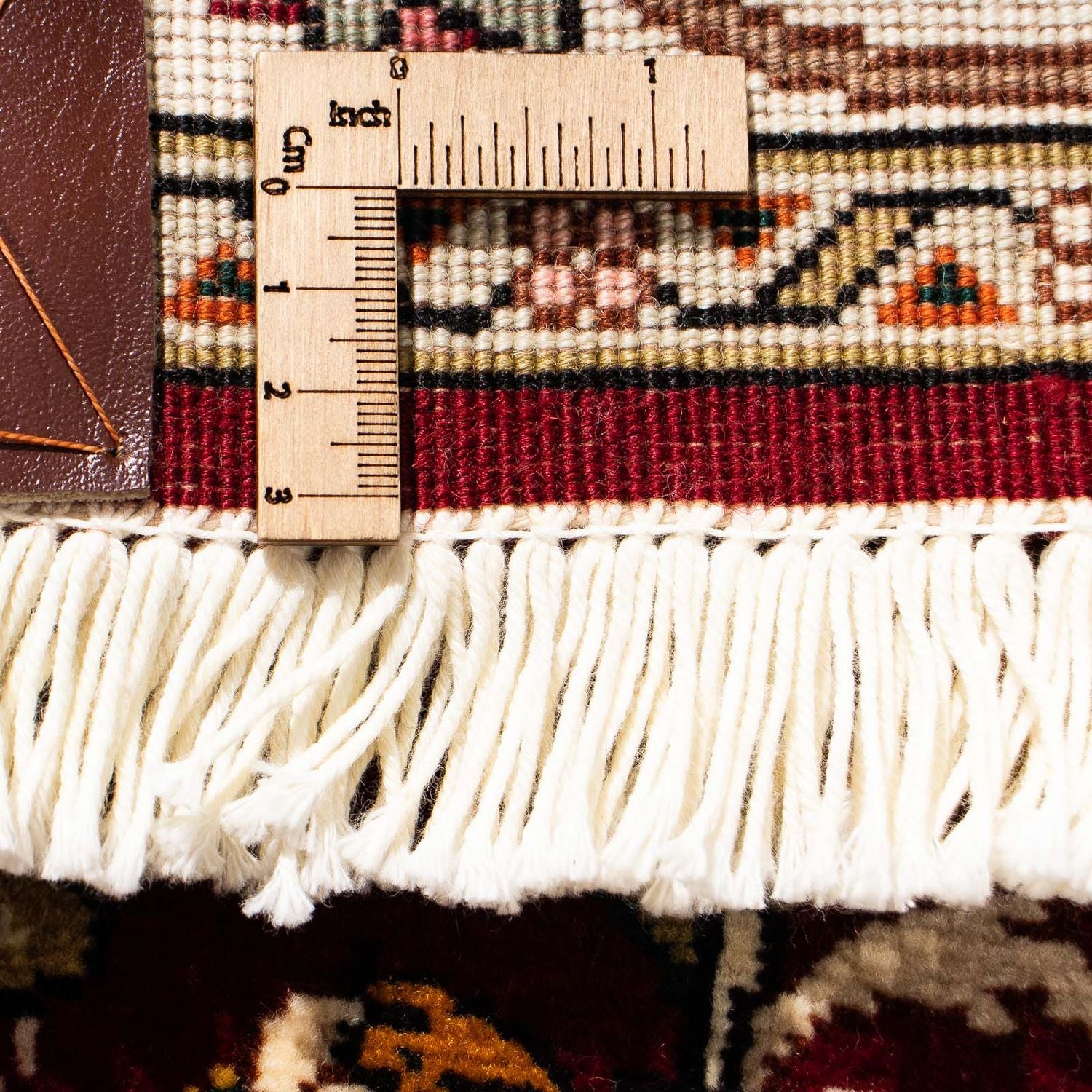 Løber Persisk tæppe - Tabriz - Royal - 317 x 88 cm - mørkerød