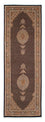 Løber Persisk tæppe - Tabriz - 248 x 81 cm - mørkeblå