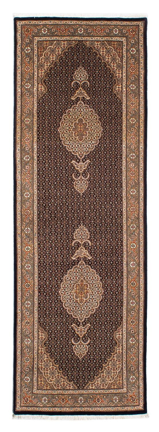 Løber Persisk tæppe - Tabriz - 248 x 81 cm - mørkeblå