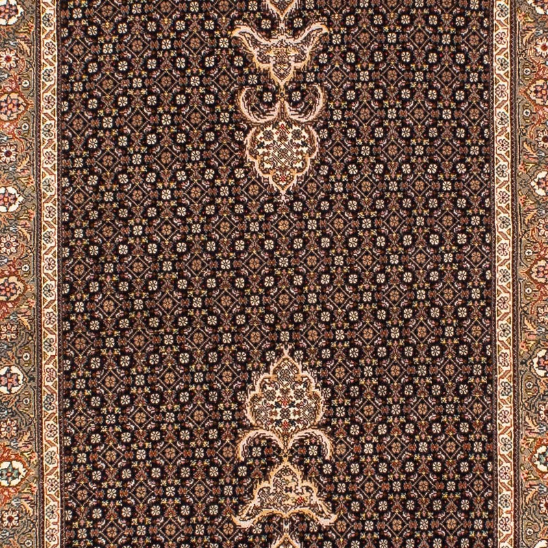 Løber Persisk tæppe - Tabriz - 248 x 81 cm - mørkeblå