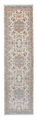 Løber Persisk tæppe - Tabriz - Royal - 360 x 90 cm - beige