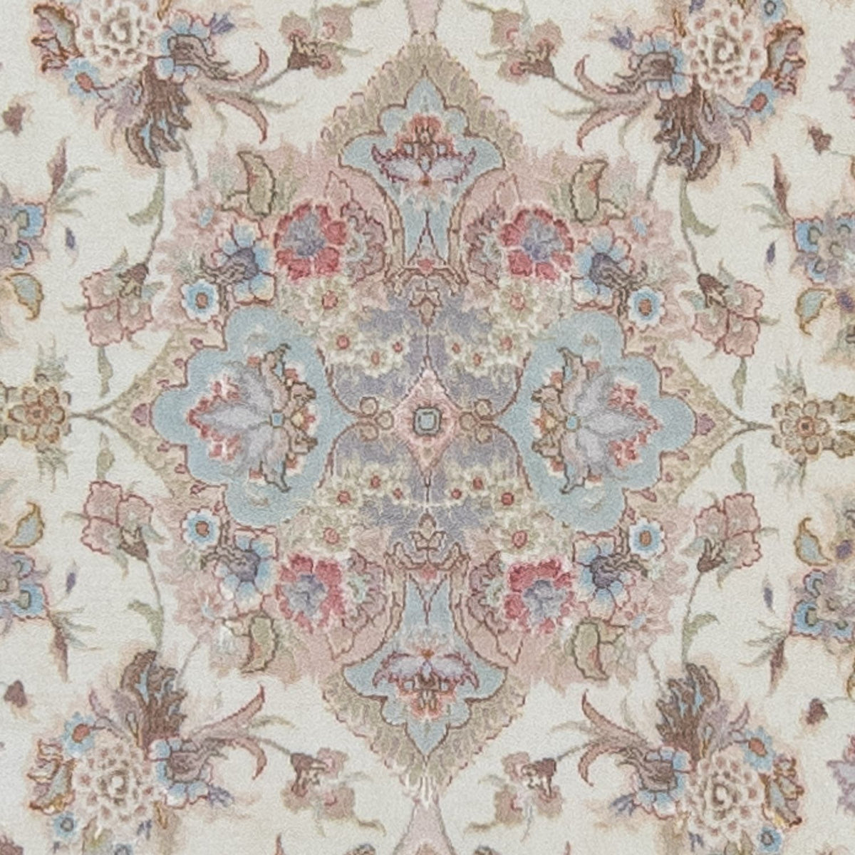 Løber Persisk tæppe - Tabriz - Royal - 360 x 90 cm - beige
