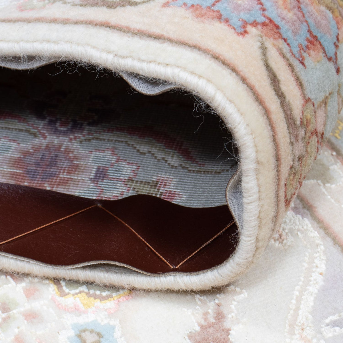 Løber Persisk tæppe - Tabriz - Royal - 360 x 90 cm - beige