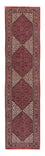 Løber Persisk tæppe - Bijar - 346 x 82 cm - mørkerød