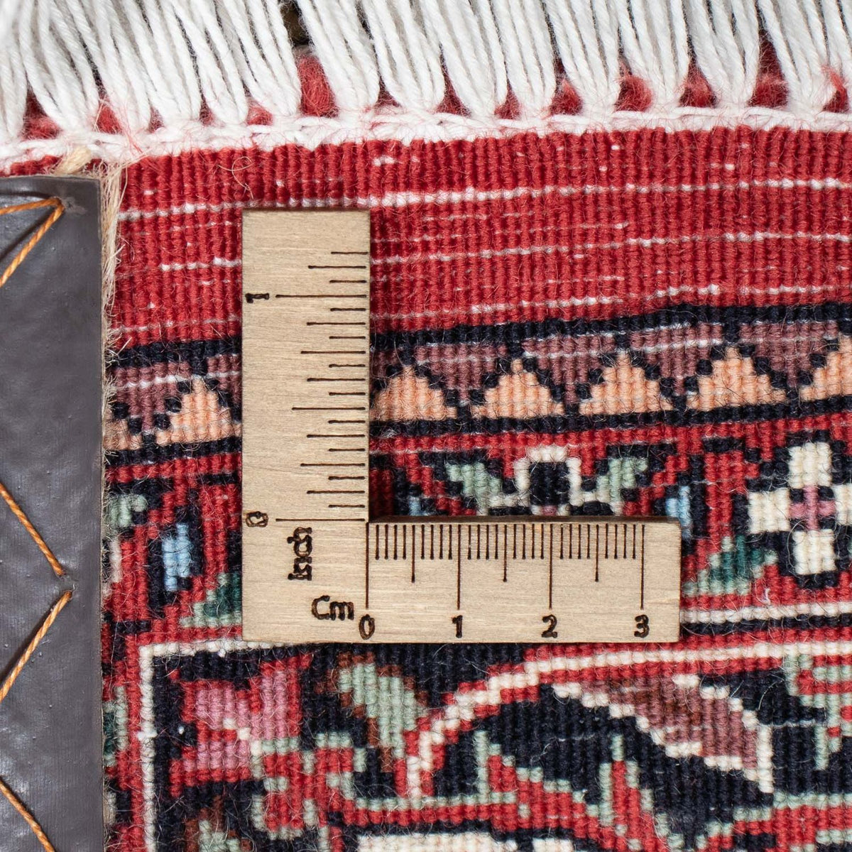 Løber Persisk tæppe - Bijar - 346 x 82 cm - mørkerød