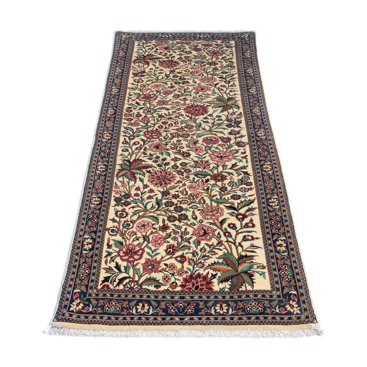 Løber Persisk tæppe - Ghom - 212 x 70 cm - beige