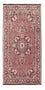 Persisk tæppe - Bijar - 142 x 67 cm - lysrød