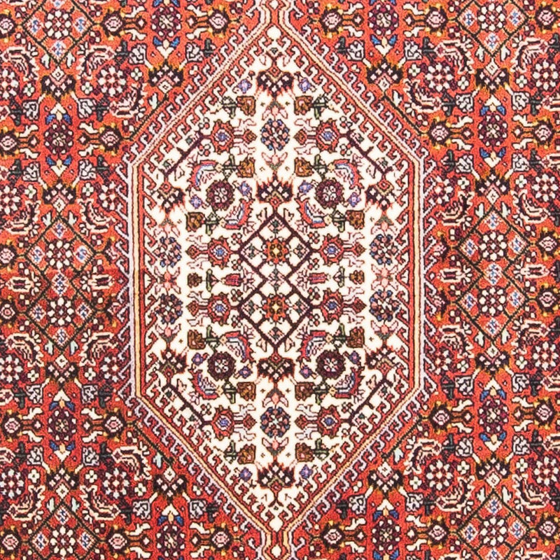 Persisk tæppe - Bijar - 148 x 92 cm - lysrød