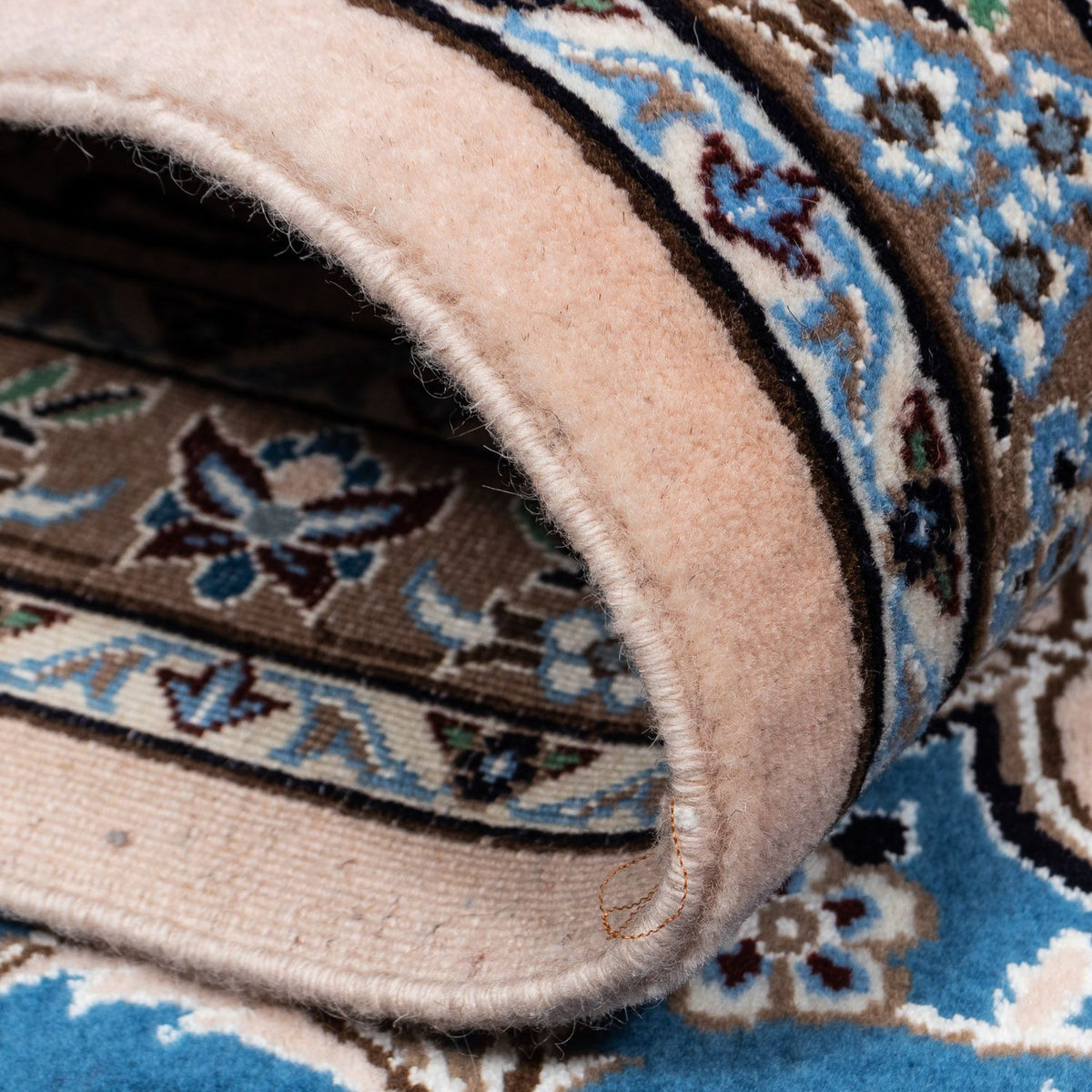 Persisk tæppe - Nain - Royal - 348 x 245 cm - mørkeblå