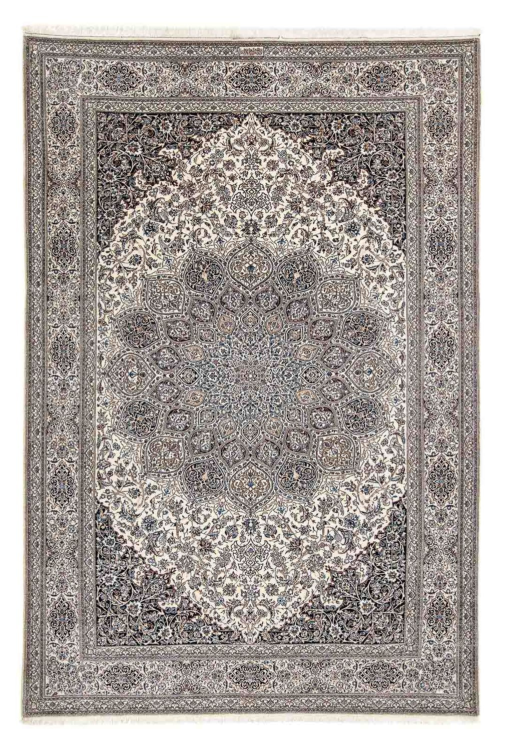 Persisk tæppe - Nain - Premium - 318 x 218 cm - beige