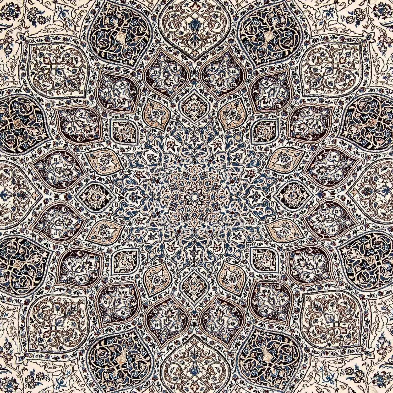 Persisk tæppe - Nain - Premium - 318 x 218 cm - beige