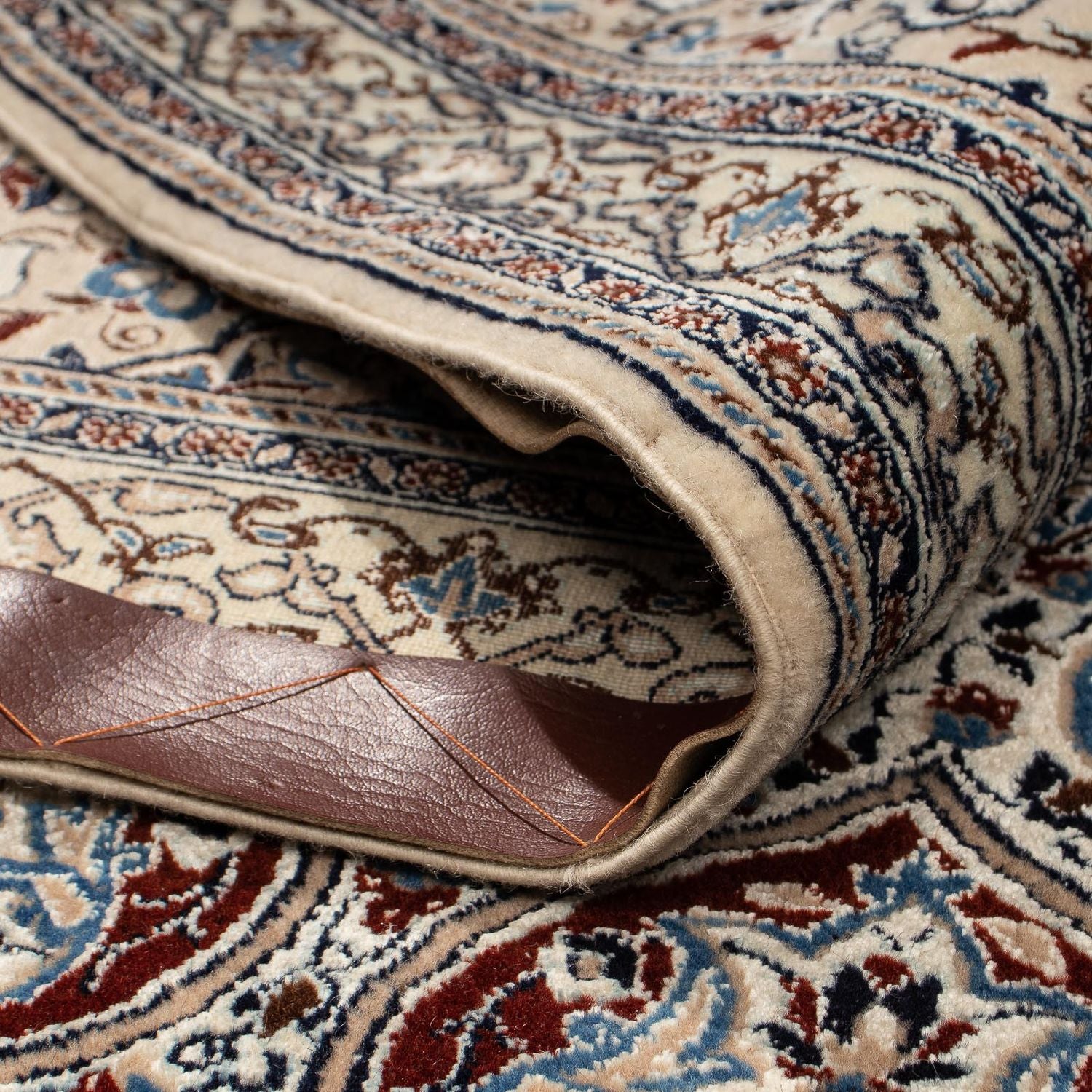 Persisk tæppe - Nain - Premium - 318 x 218 cm - beige