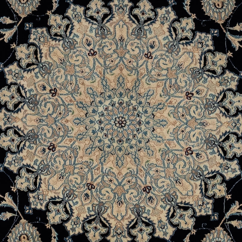 Persisk tæppe - Nain - Royal - 344 x 250 cm - sort