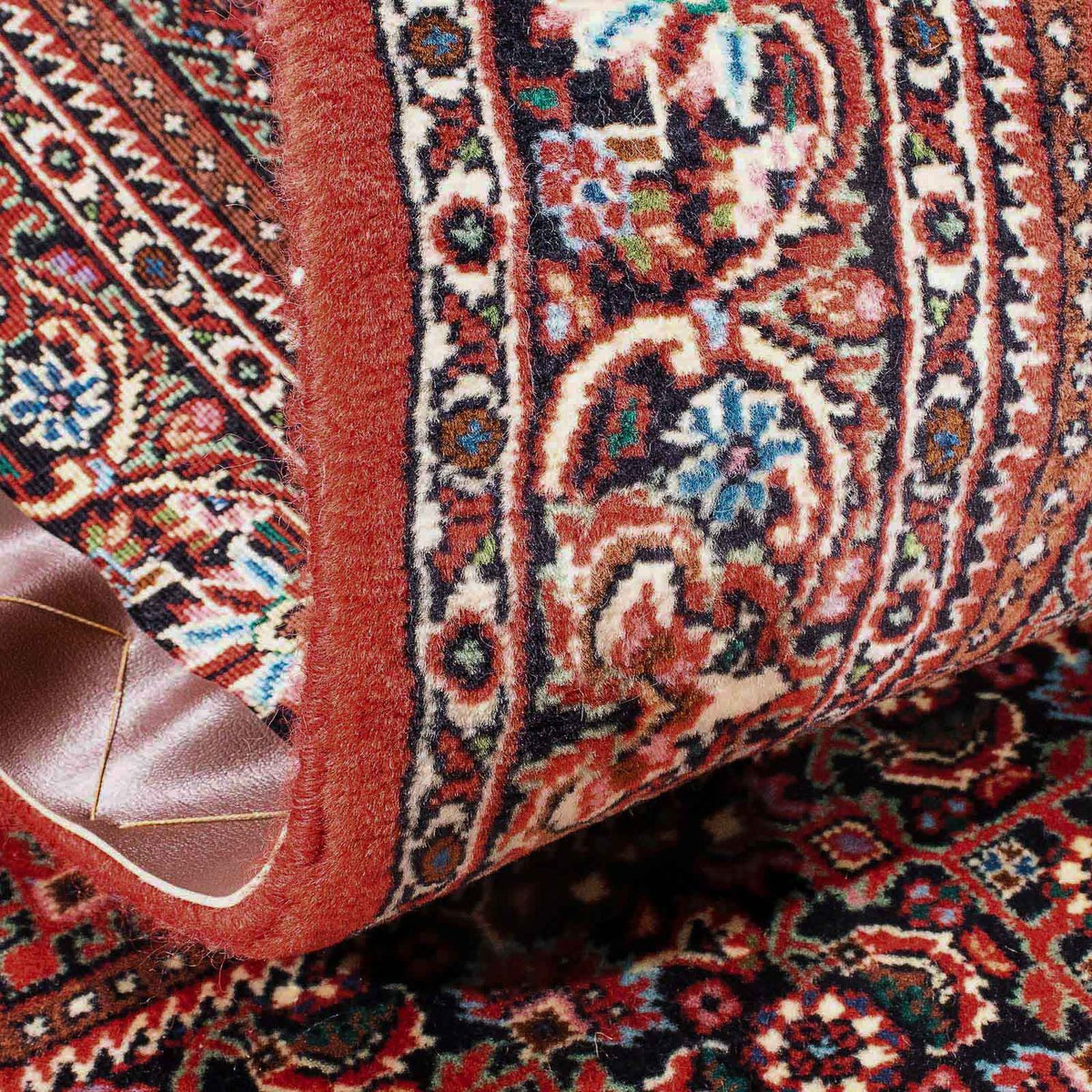 Persisk tæppe - Bijar - 142 x 70 cm - rød