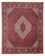 Persisk tæppe - Bijar - 314 x 253 cm - mørkerød