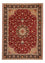 Persisk tæppe - Tabriz - Royal - 342 x 251 cm - mørkerød