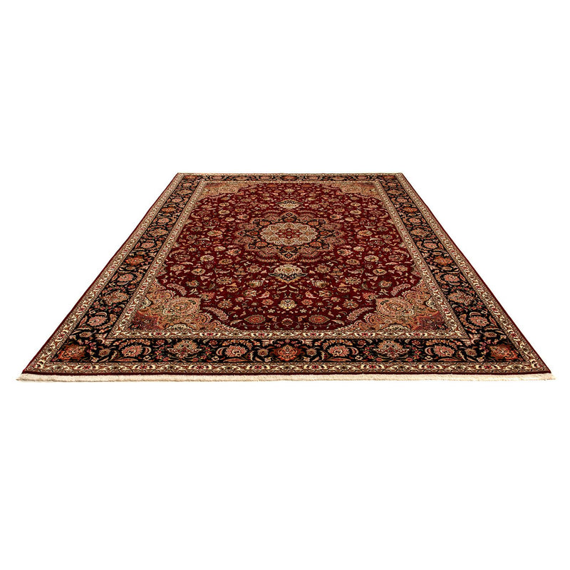 Persisk tæppe - Tabriz - Royal - 342 x 251 cm - mørkerød