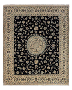 Persisk tæppe - Nain - Royal - 300 x 247 cm - sort