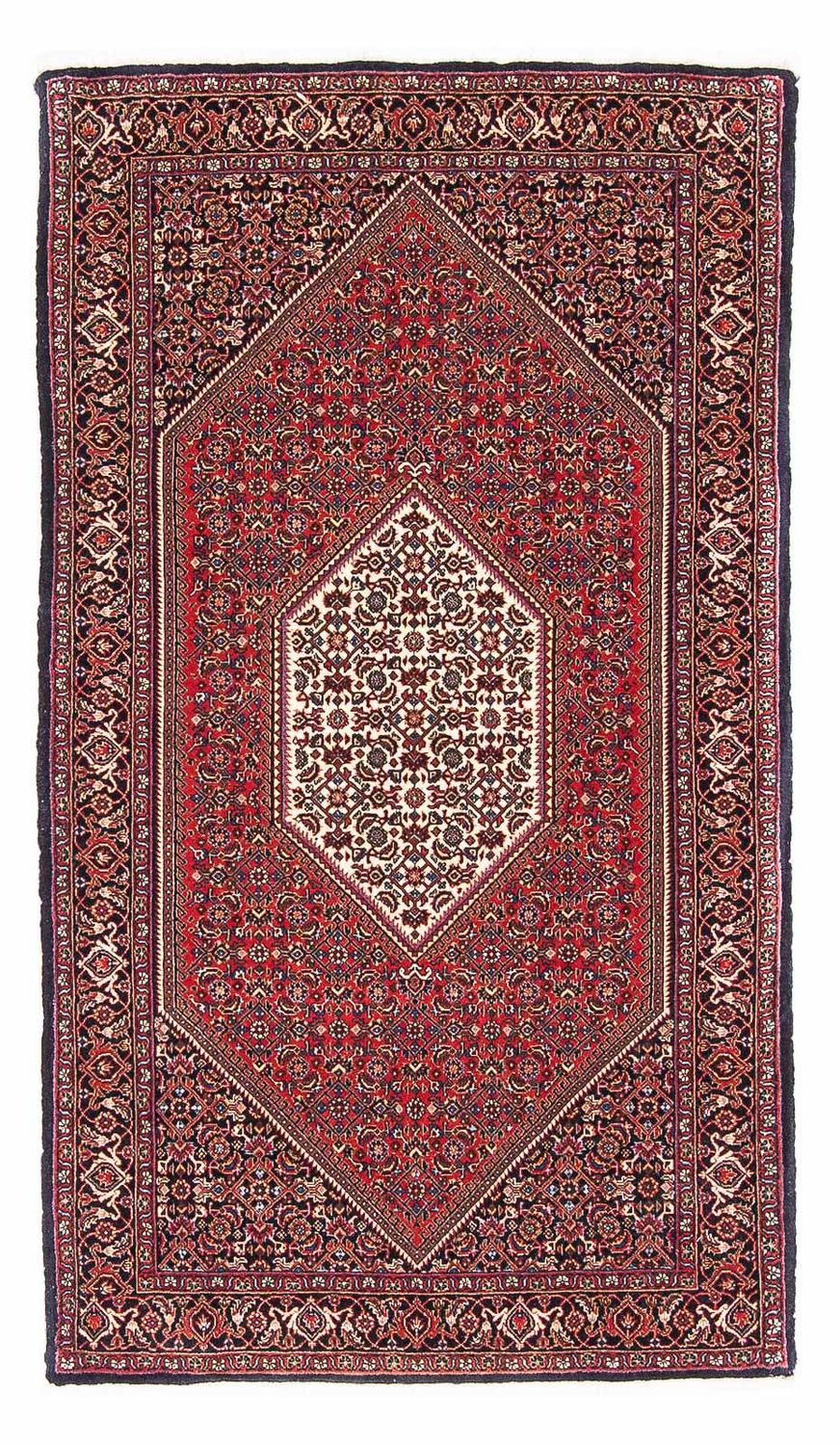 Persisk tæppe - Bijar - 148 x 81 cm - rød