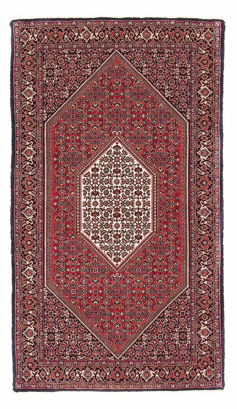 Persisk tæppe - Bijar - 148 x 81 cm - rød