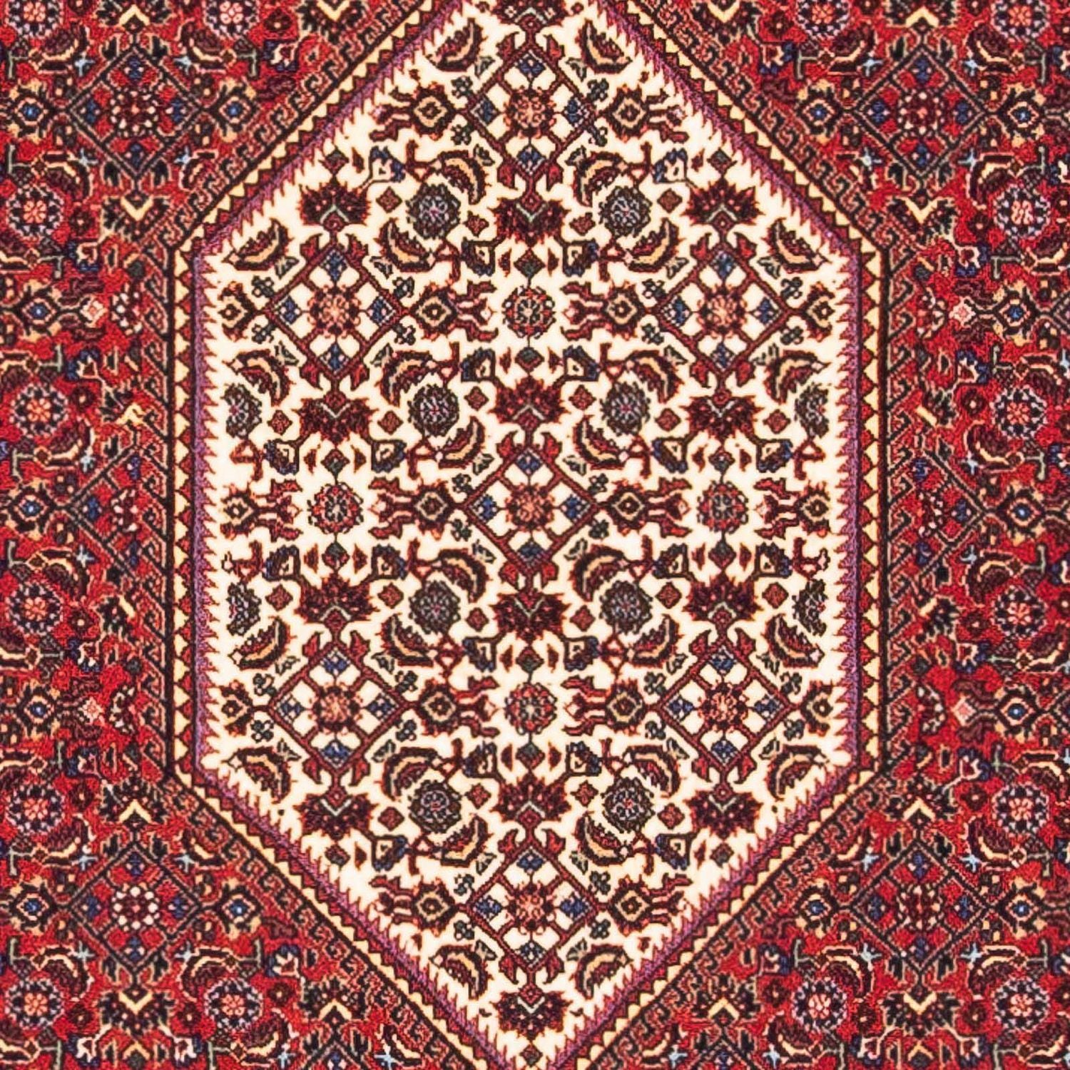 Persisk tæppe - Bijar - 148 x 81 cm - rød