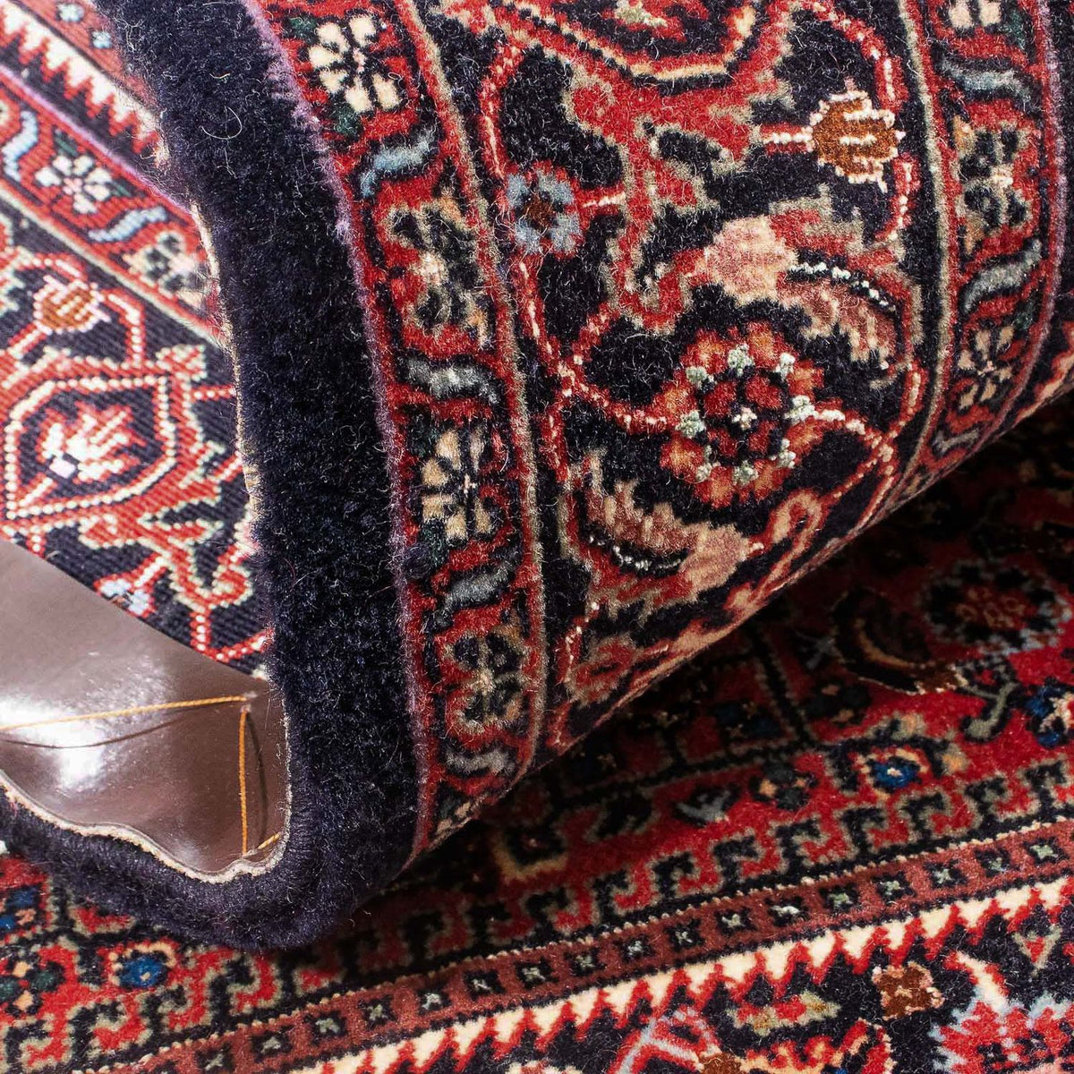 Persisk tæppe - Bijar - 148 x 81 cm - rød