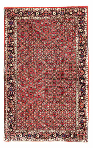 Persisk tæppe - Bijar - 183 x 114 cm - rød
