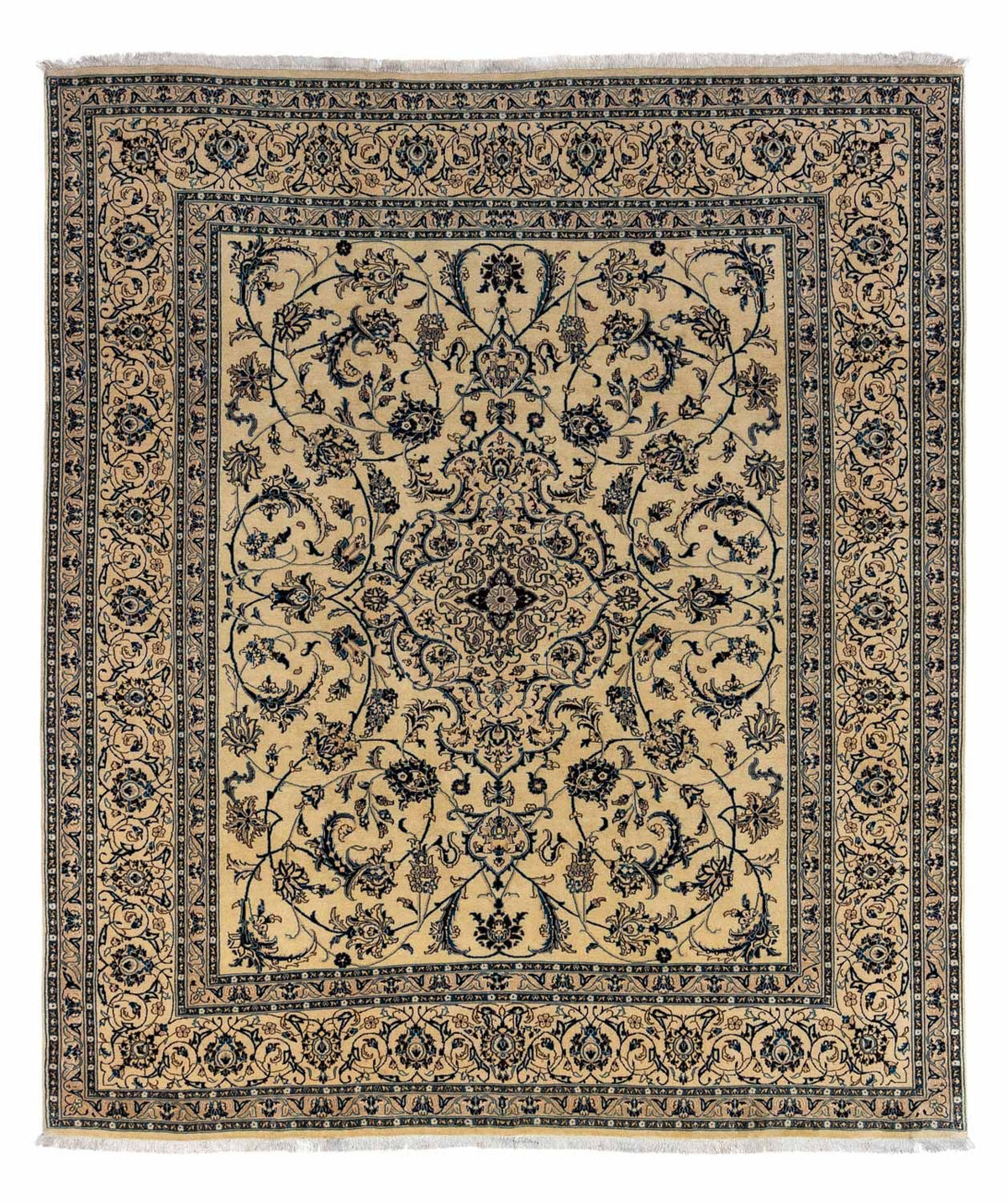 Persisk tæppe - Nain - Royal - 300 x 248 cm - beige