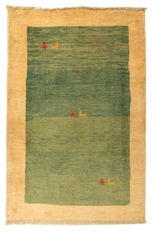 Gabbeh-tæppe - Persisk - 125 x 87 cm - grøn