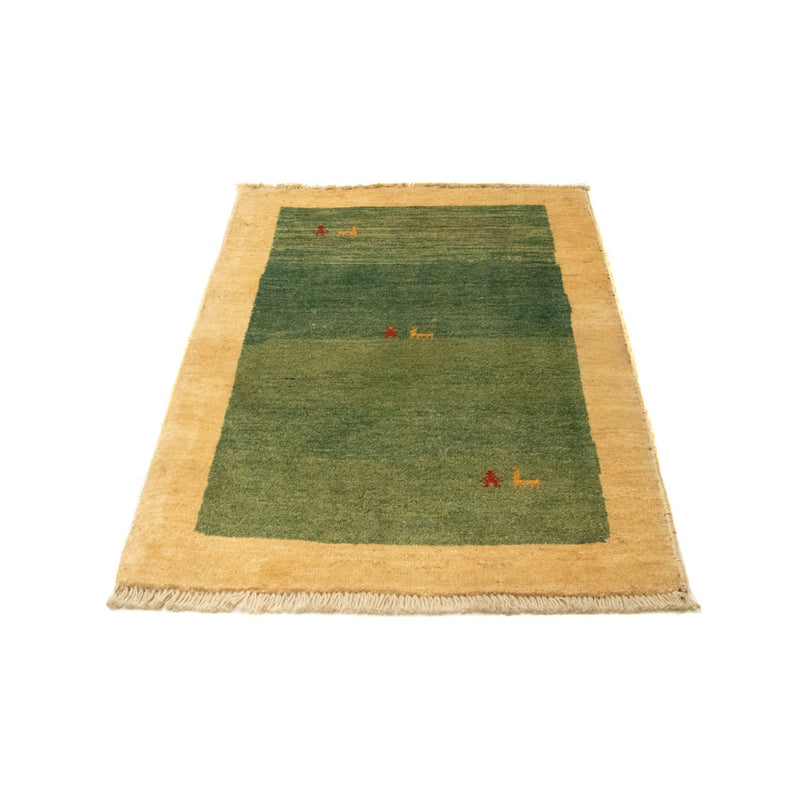 Gabbeh-tæppe - Persisk - 125 x 87 cm - grøn