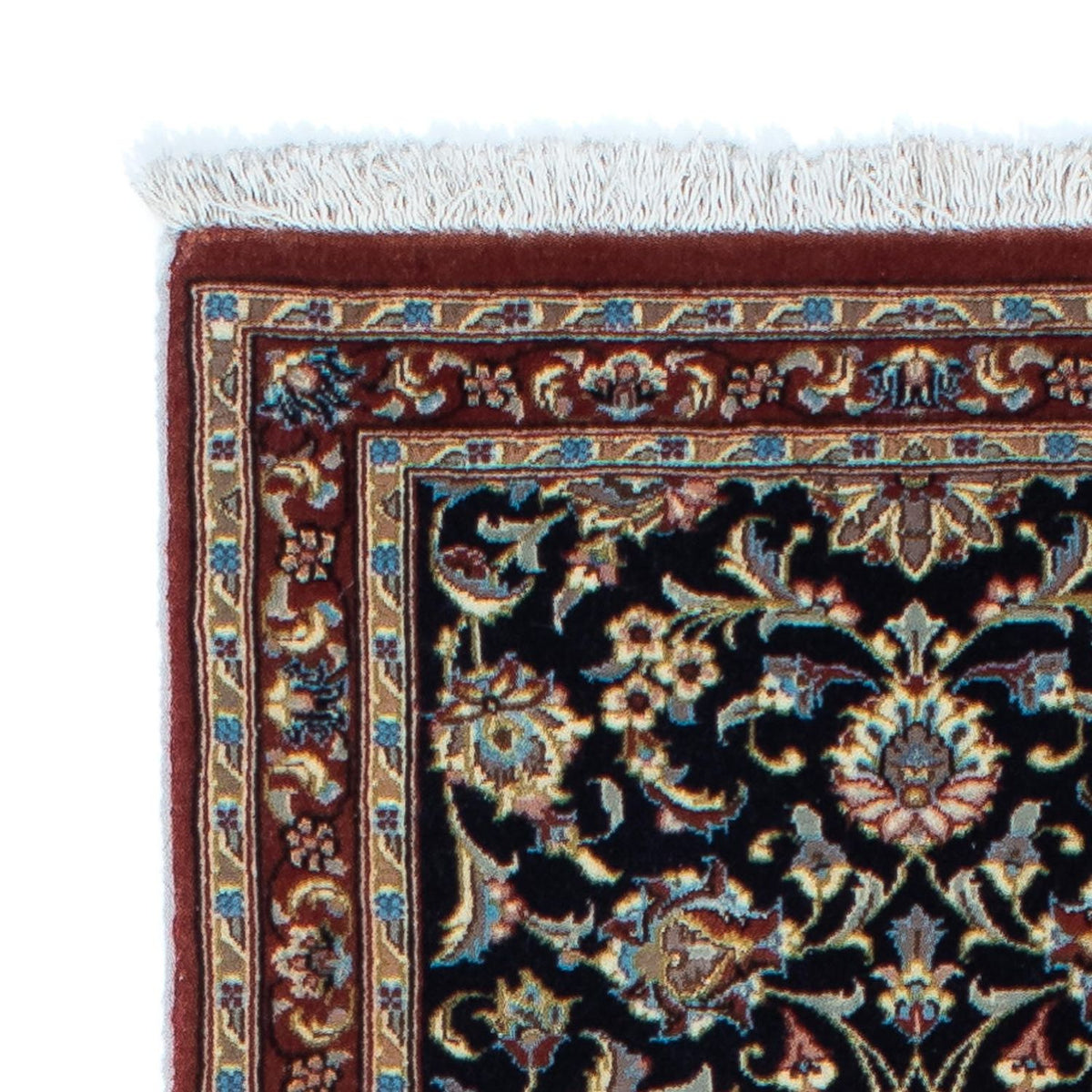 Løber Persisk tæppe - Ghom - 200 x 52 cm - grøn