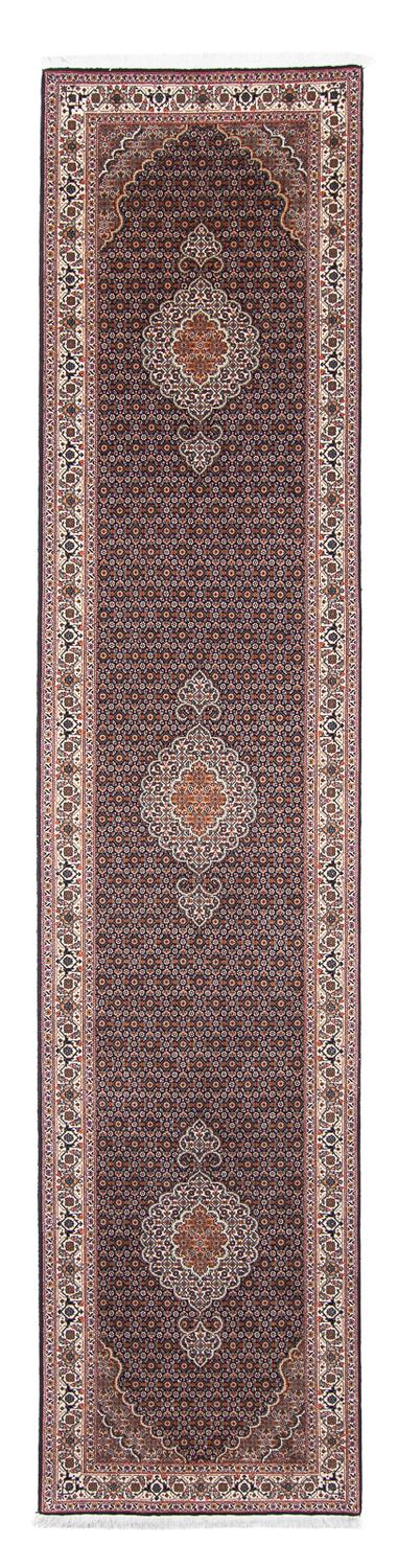Løber Persisk tæppe - Tabriz - 397 x 81 cm - flerfarvet