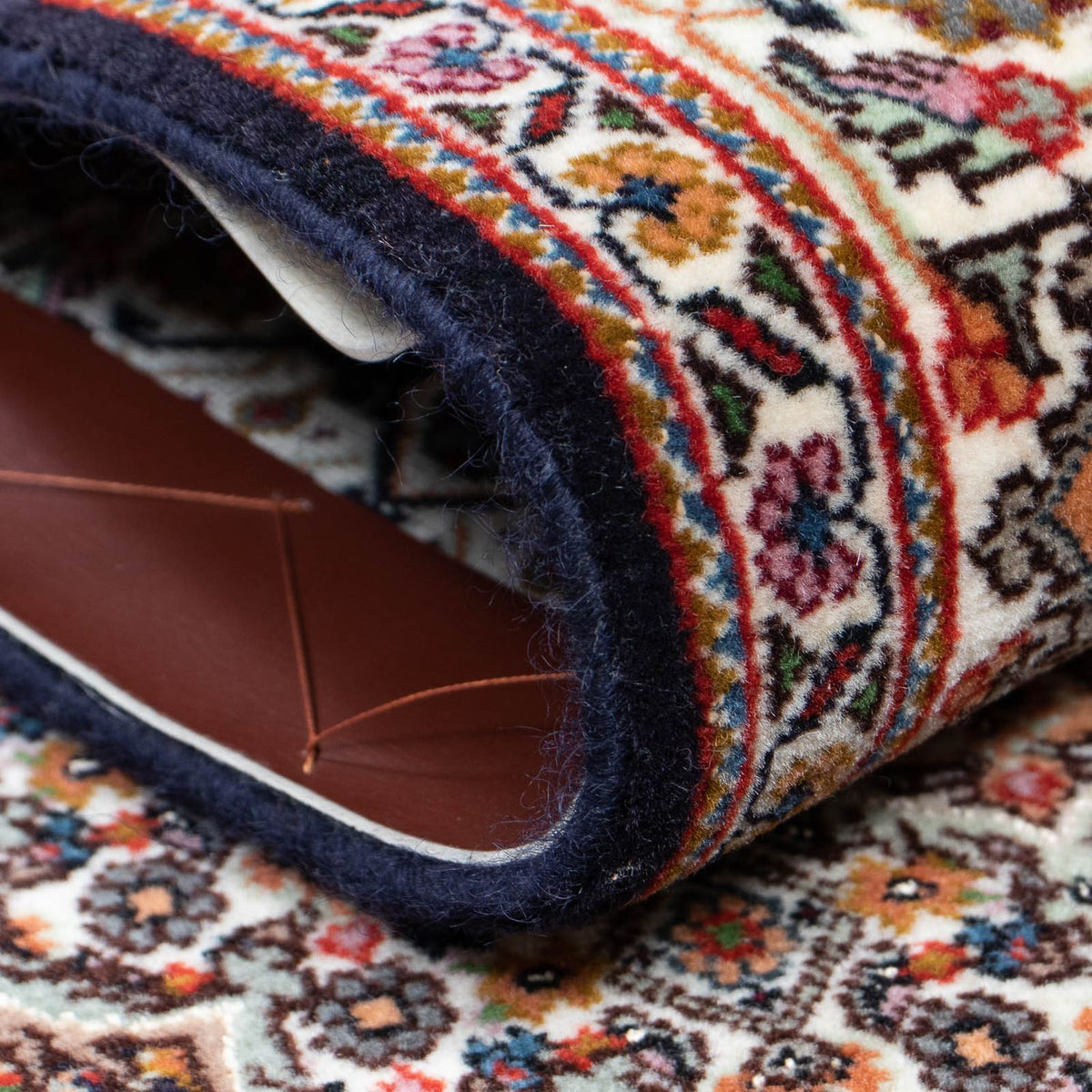 Løber Persisk tæppe - Tabriz - 397 x 81 cm - flerfarvet