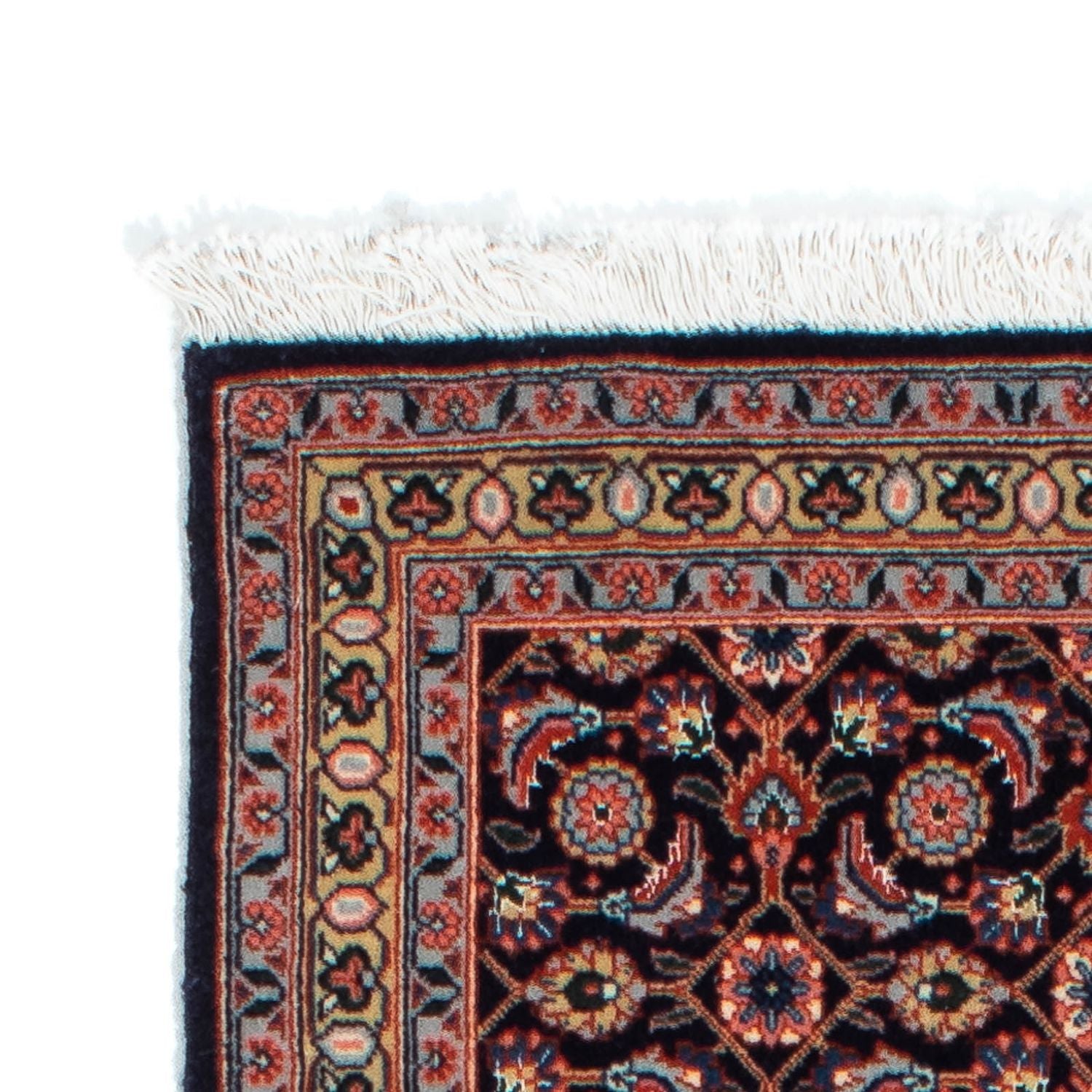Løber Persisk tæppe - Tabriz - 210 x 75 cm - mørkeblå
