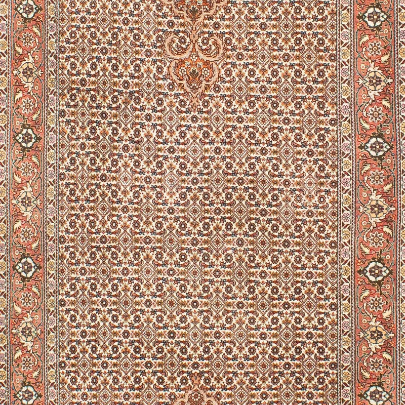 Løber Persisk tæppe - Tabriz - 302 x 85 cm - lys brun